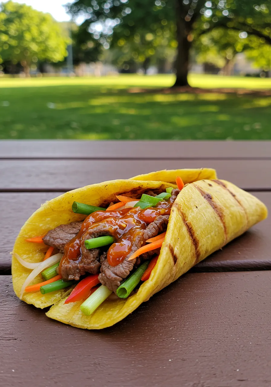 Banana Beef Wraps - secondary view